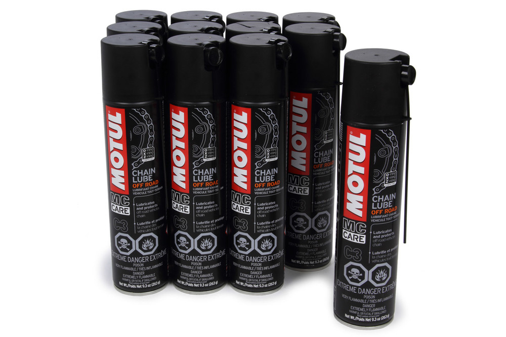 Motul Usa C3 Chain Lube Off Road Case 12X9.3Oz. 103245