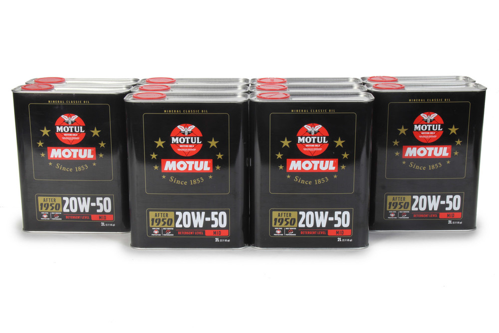 Motul Usa Classic Performance Oil 20w50 Case 10 x 2 Liter MTL110621-10