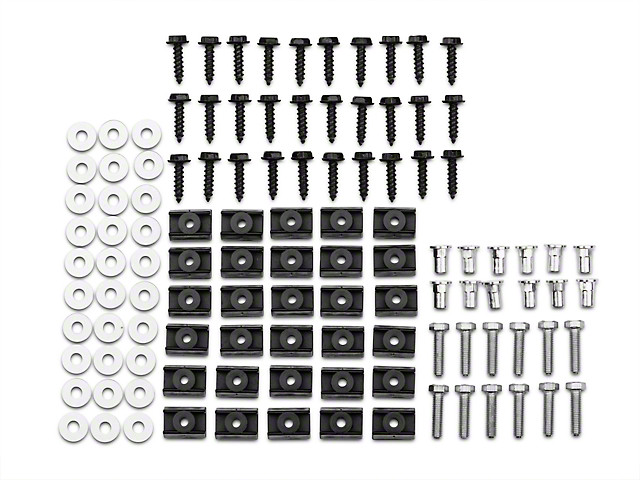 Omix-ada Fender Flare Hardware Ki t; 97-06 Jeep Wrangler T OMI11603.09