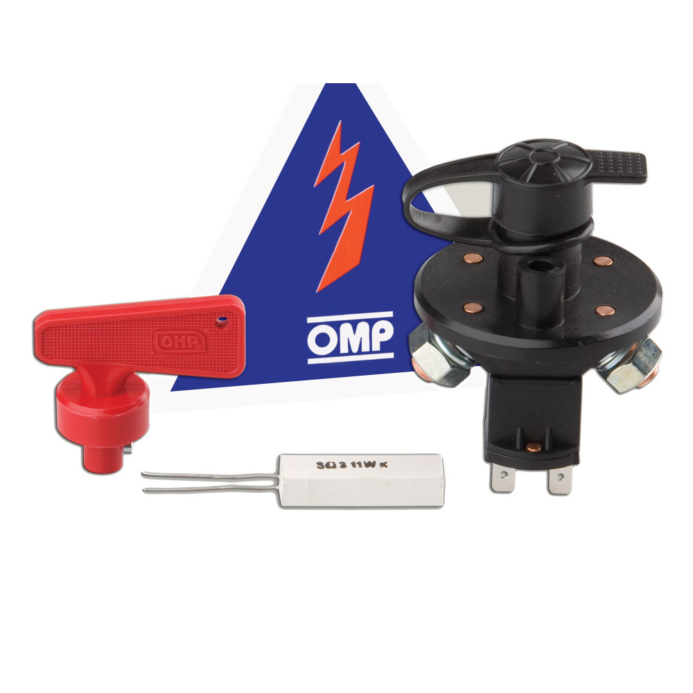 Omp Racing, Inc. Master Disconnect Switch 6 pole w/ Removable Key OMPEA0-0462