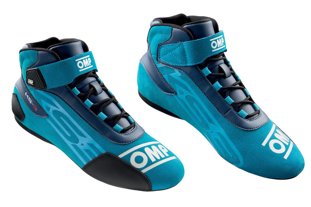 Omp Racing, Inc. Ks-3 Shoes Blue And Cyan Size 38 Ic82624438