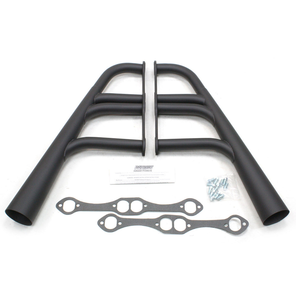 Patriot Exhaust Headers Sbc Street Rod Steel Lakester Pair H8084