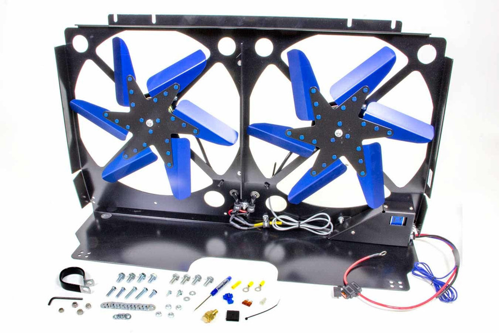 Perma-cool 88-98 P/U Dual 16in. Electric Fans PRM19514