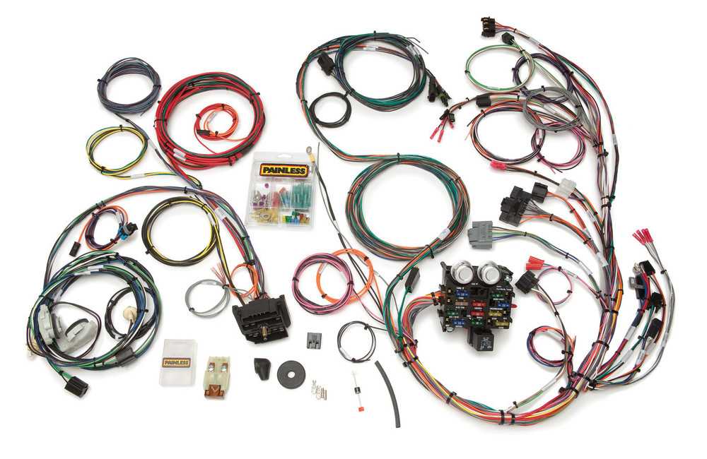 Painless Wiring 87-91 Jeep YJ Chassis Harness 23 Circuits PWI10111 Painless Wiring 87-91 Jeep YJ Chassis Harness 23 Circuits PWI10111