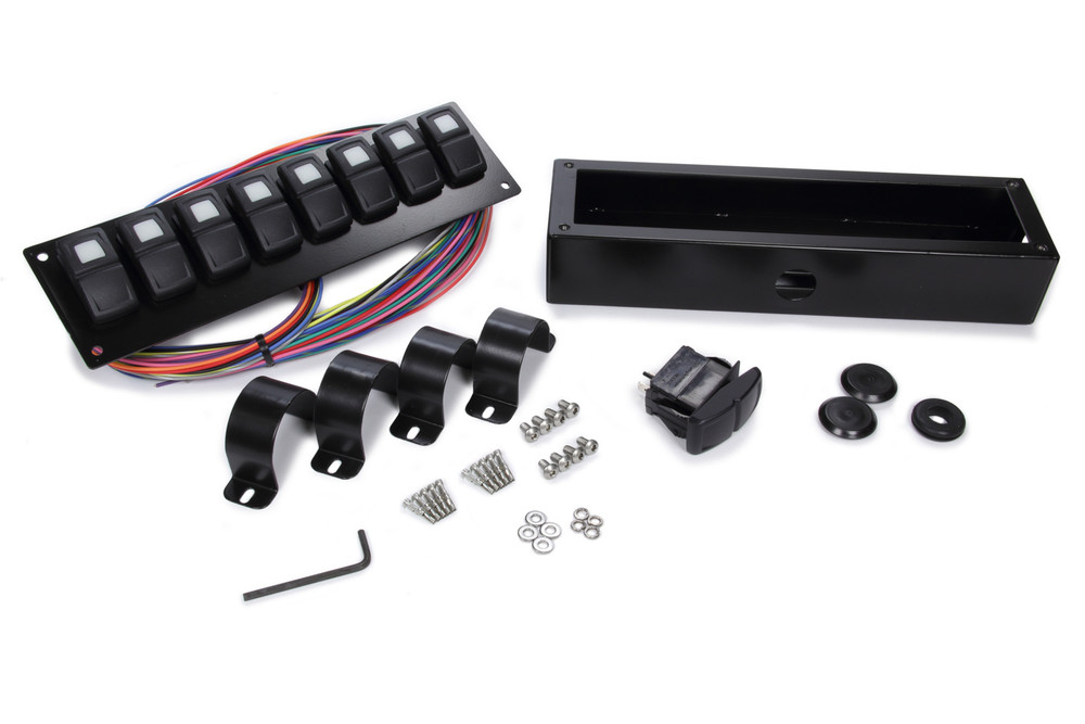 Painless Wiring Track Rocker 8 Switch Pa Nel Roll Bar Mount 58102 Painless Wiring Track Rocker 8 Switch Pa Nel Roll Bar Mount 58102