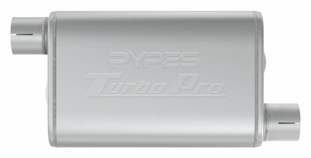Pypes Performance Exhaust Turbo Pro Muffler 3.0in Offset In/Out PYPMVT16