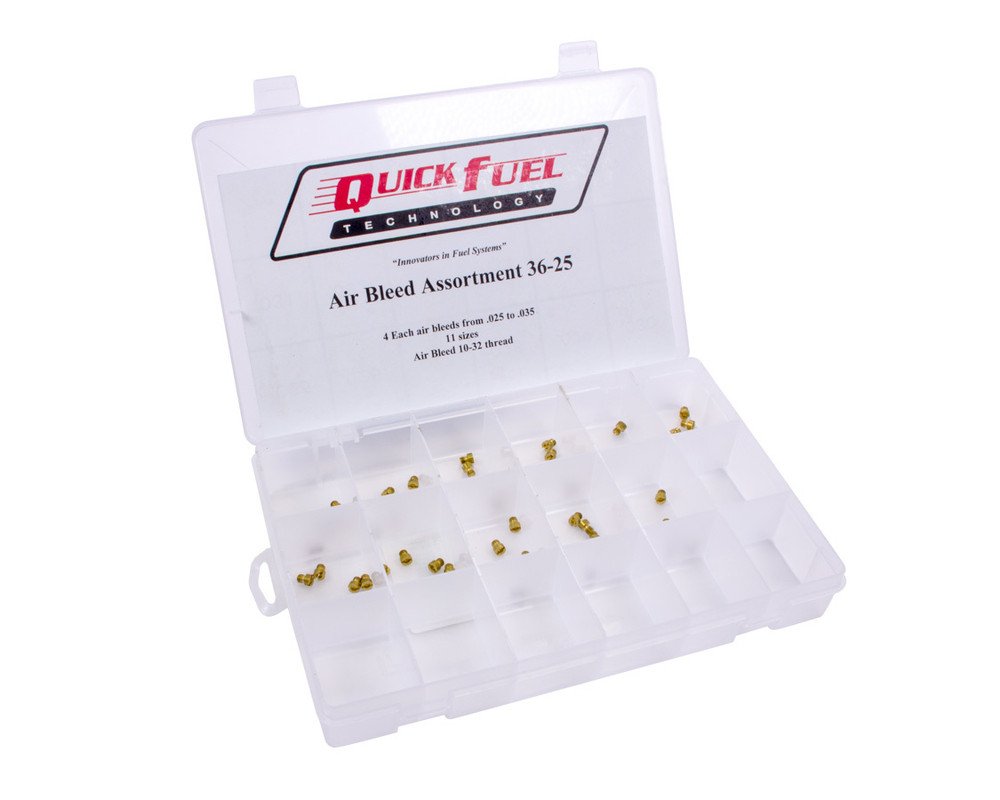 Quick Fuel Technology Air Bleed Assortment Kit .025  - .035 QFT36-25
