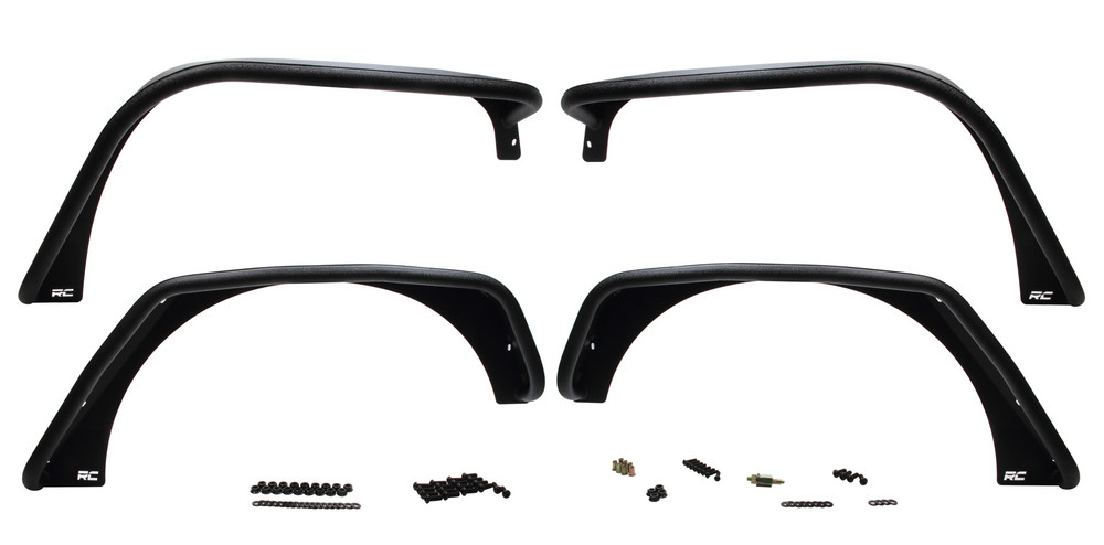 Rough Country 07-18 Jeep Wrangler JK F ront & Rear Fender Flare RCS10533