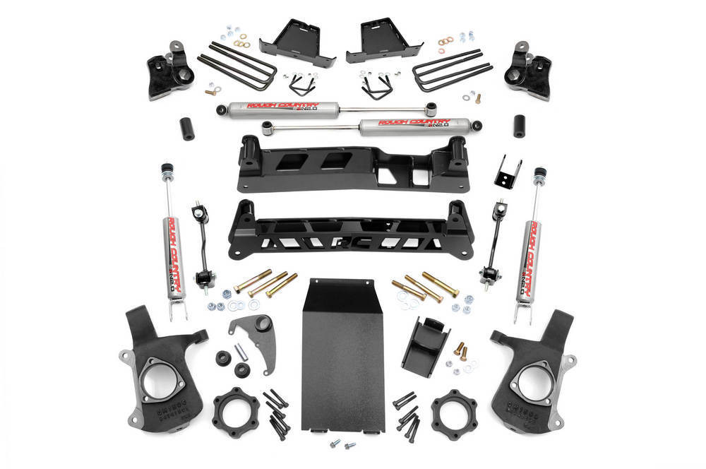 Rough Country 99-06 GM P/U 6in Suspens ion Lift Kit RCS27220A