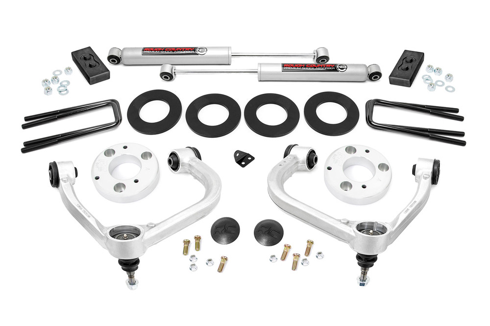 Rough Country 3In Ford Bolt-On Arm Lift Kit 21-  Ford F150 57730B Rough Country 3In Ford Bolt-On Arm Lift Kit 21-  Ford F150 57730B