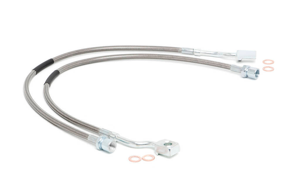 Rough Country 07-19 GM P/U 1500/2500HD Front Brake Lines RCS89370