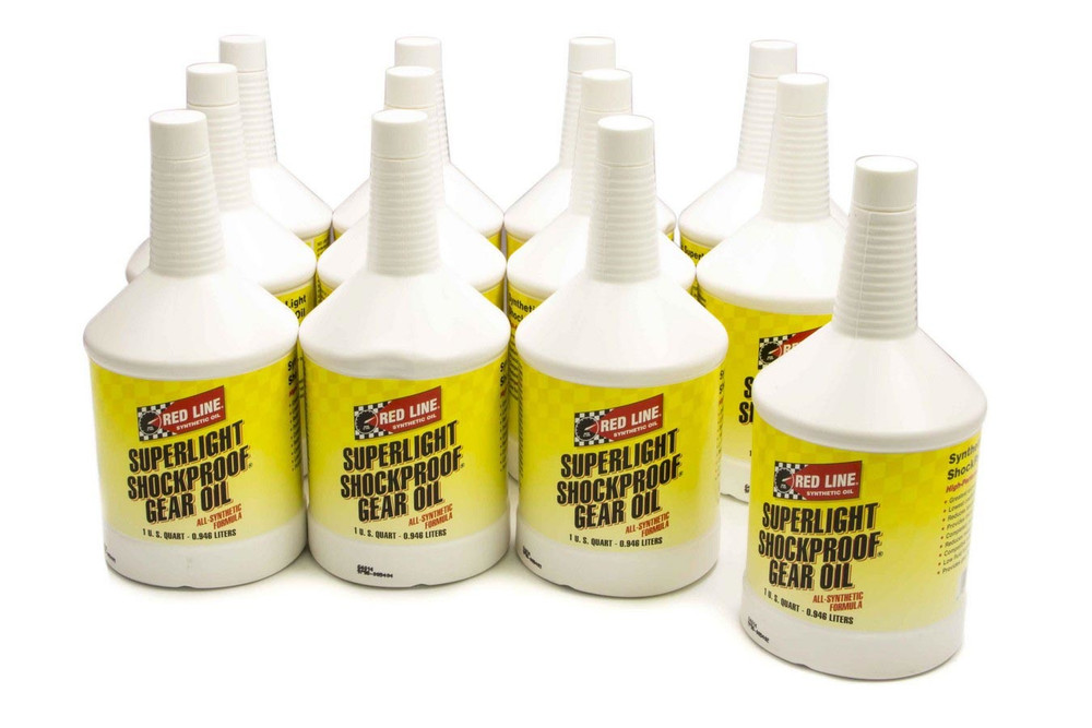 Redline Oil Superlight Shock Proof Gear Oil Case/12 RED58524