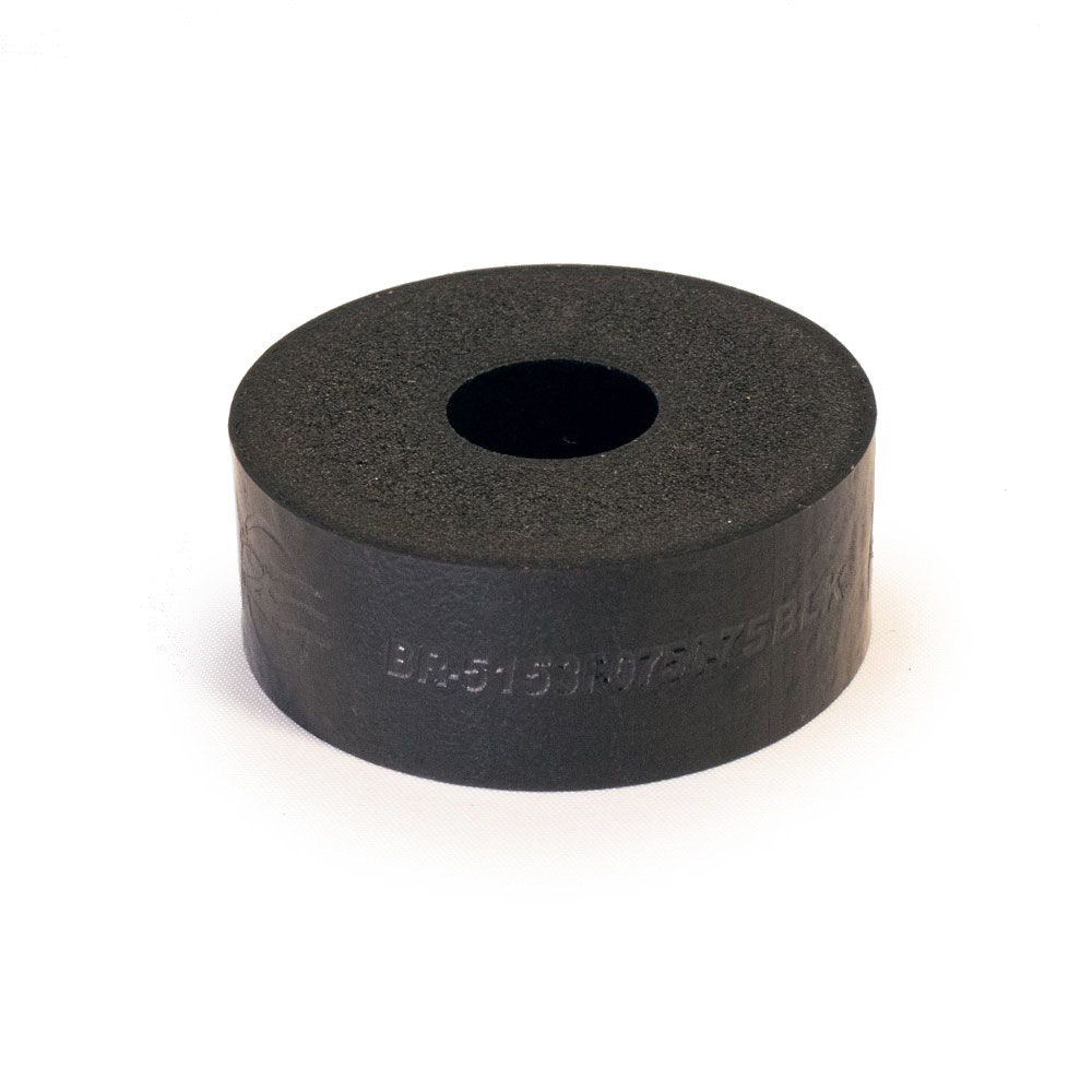 Re Suspension Bump Rubber .750in Thick 2in OD x .50in ID Black RESRE-BR-5150F-0750-75B