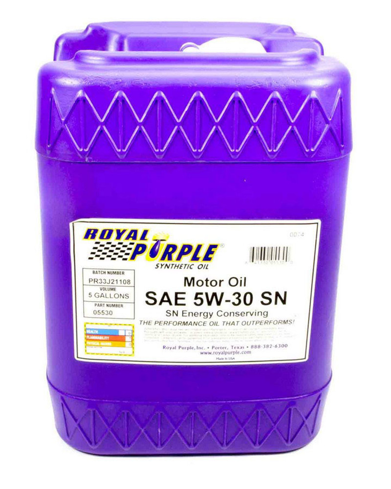 Royal Purple Synthetic Motor Oil 5Gal 5W30 Dexos ROY05530