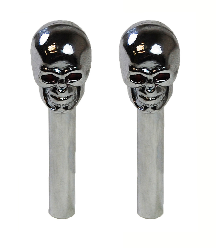 Racing Power Co-packaged Skull Door Lock Knobs Pr RPCR6275