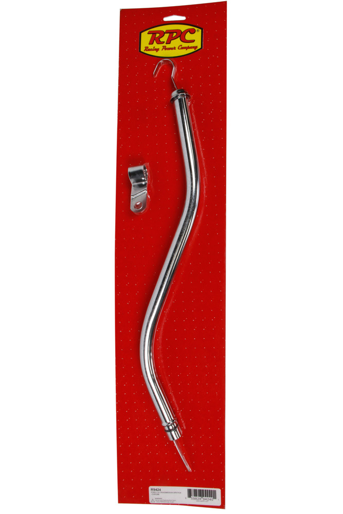 Racing Power Co-packaged Ford C-6 Transmission Dipstick -Chrome RPCR9424 Racing Power Co-packaged Ford C-6 Transmission Dipstick -Chrome RPCR9424