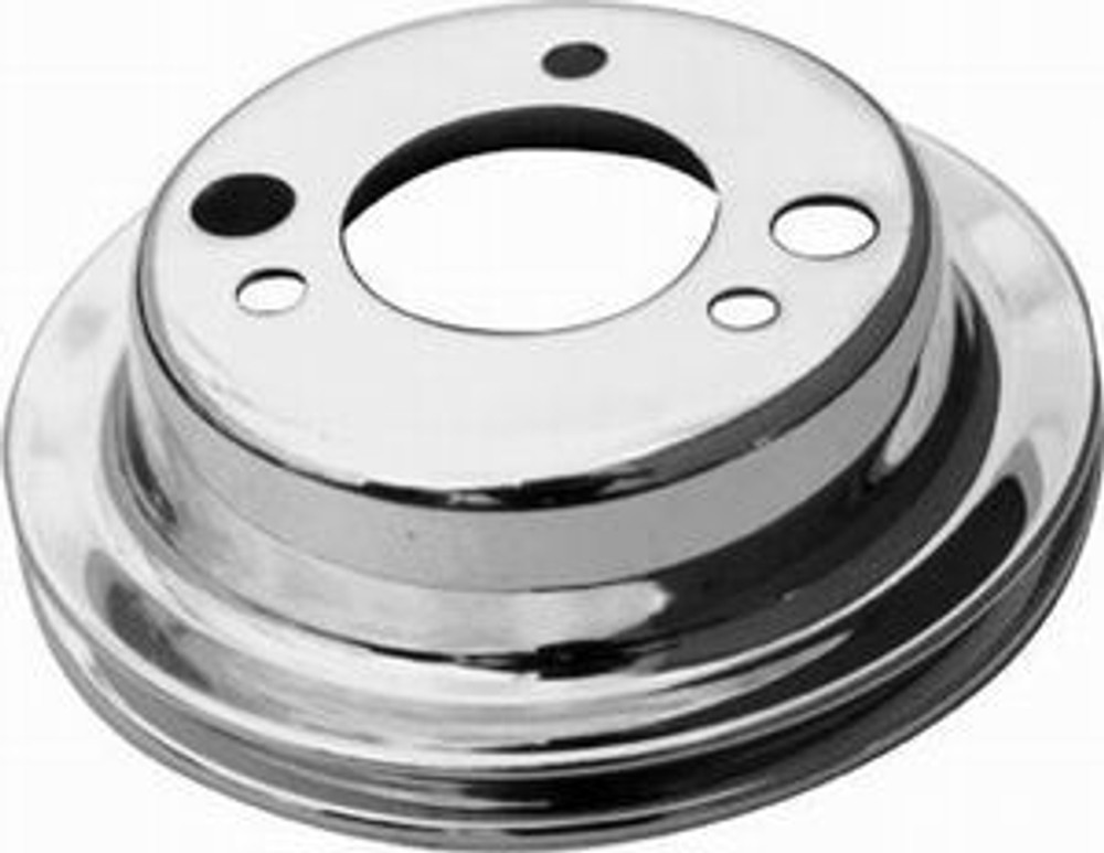 Racing Power Co-packaged SB/BB Chevy Single Groov e Crankshaft Pulley LWP RPCR9817