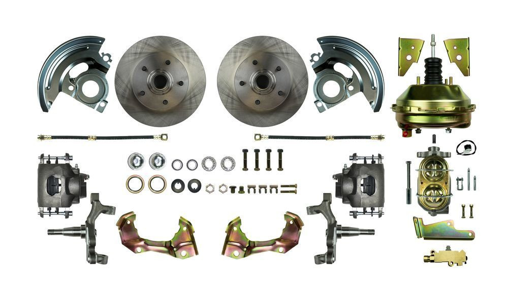 Right Stuff Detailing 64-72 Gm A Body Front Power Disc Brake Conves Afxdc01D