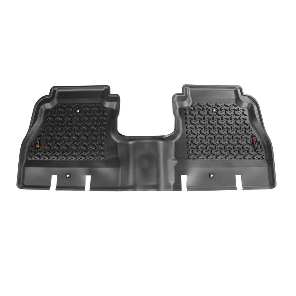 Rugged Ridge Rear Floor Liners Black 18-   Jeep Wrangler JL RUG12950.48