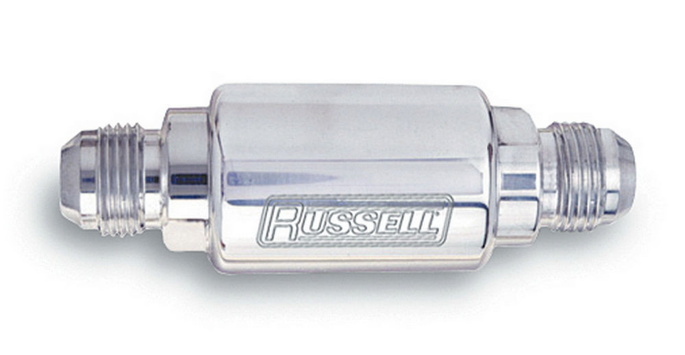 Russell 3-1/4in Aluminum Filter #8 x 3/8in Polished RUS650180