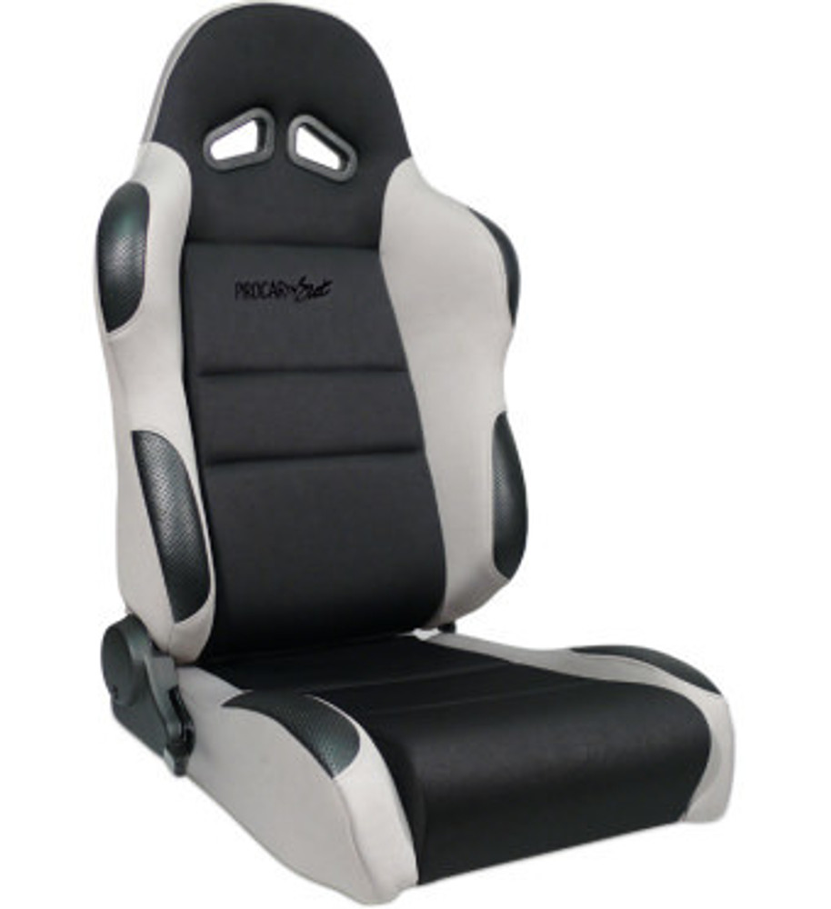 Scat Enterprises Sportsman Racing Seat - Right - Gray Velour SCA80-1606-62R