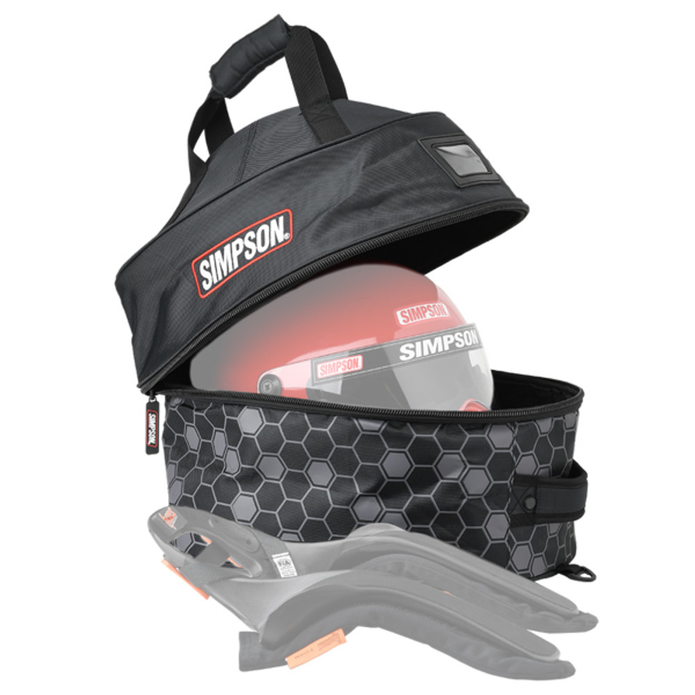 Simpson Safety Helmet And Fhr Combo Bag 2020 23405 Simpson Safety Helmet And Fhr Combo Bag 2020 23405