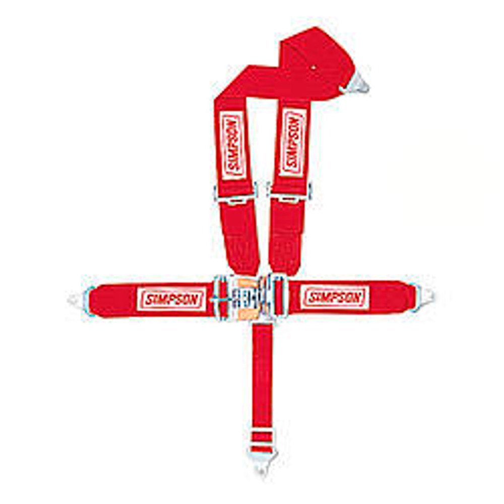 Simpson Safety 5-PT Harness System FX P/D B/I V 62in SIM29074RD Simpson Safety 5-PT Harness System FX P/D B/I V 62in SIM29074RD