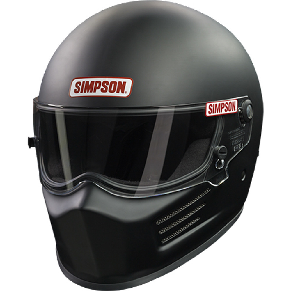 Simpson Safety Helmet Super Bandit XX- Large Flat Black SA2020 SIM7210058 Simpson Safety Helmet Super Bandit XX- Large Flat Black SA2020 SIM7210058