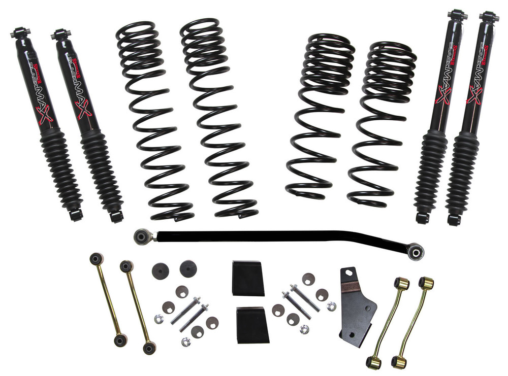 Skyjacker 18-   Jeep JL 3.5-4in Suspension Kit Black Max SKYJL40RBPBLT