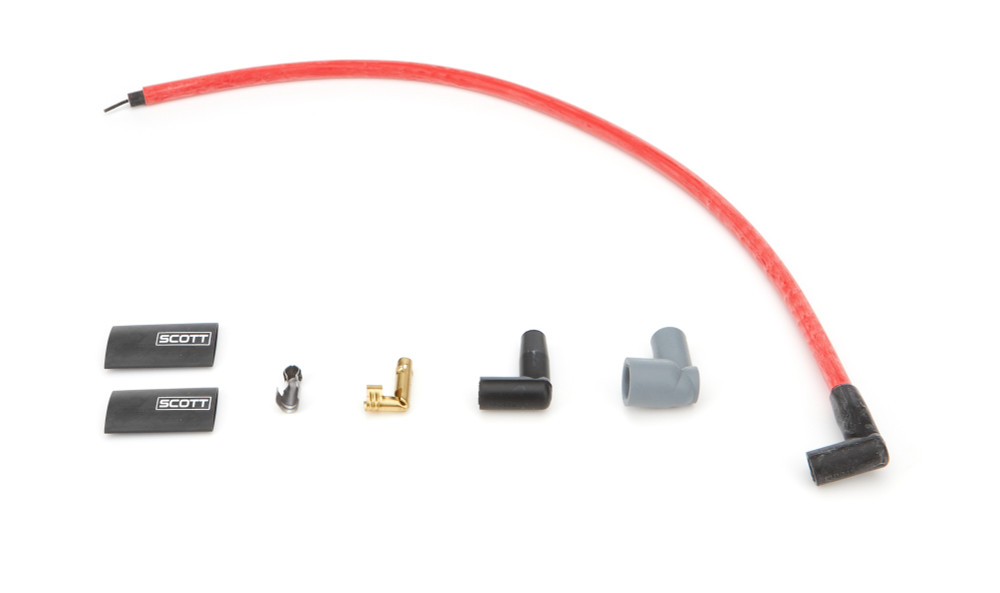 Scott Performance SBC Spark Plug Wire Set 90-Degree - Red SPWCH-407-2 Scott Performance SBC Spark Plug Wire Set 90-Degree - Red SPWCH-407-2