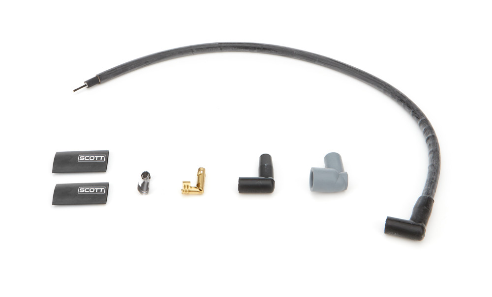Scott Performance SBC Spark Plug Wire Set Black 604 Crate Engine SPWCH-604-1