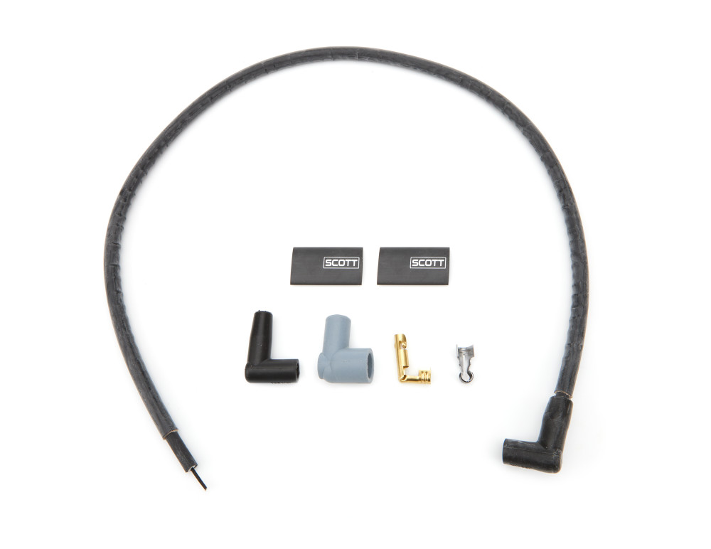 Scott Performance 48in Coil Wire Kit - Black SPWCH-CW48-1