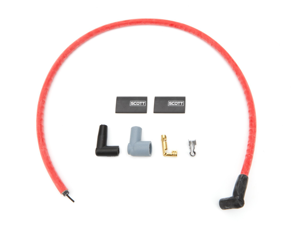 Scott Performance 48in Coil Wire Kit - Red SPWCH-CW48-2