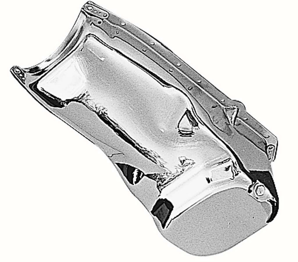 Trans-dapt Olds Chrome Oil Pan TRA9397