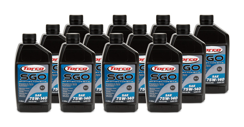 Torco SGO 75w140 Synthetic Racing Gear Oil Case/12 TRCA257514C