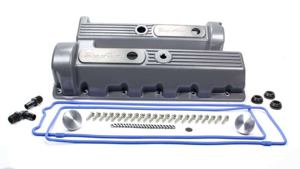 Trick Flow Valve Cover Kit Ford 4.6 Motor 11-Bolt Cast Alm. TRFTFS-51800801 Trick Flow Valve Cover Kit Ford 4.6 Motor 11-Bolt Cast Alm. TRFTFS-51800801