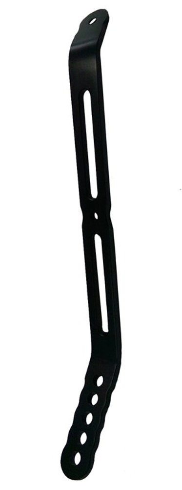 Triple X Race Components Nose Wing Rear Strap Bent To Side Board Black TXRSC-TW-0030BLK