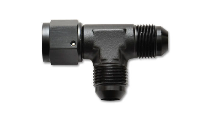 Vibrant Performance -16AN Tee Fitting with F emale -16AN Swivel VIB10746