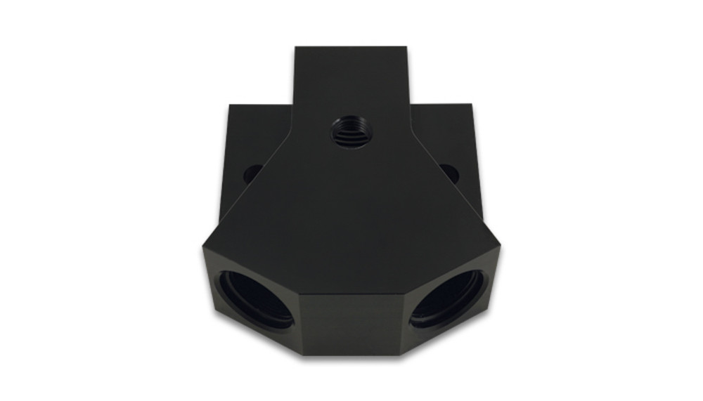 Vibrant Performance Fuel Distribution Block Y-Block  Female -8 AN VIB10893