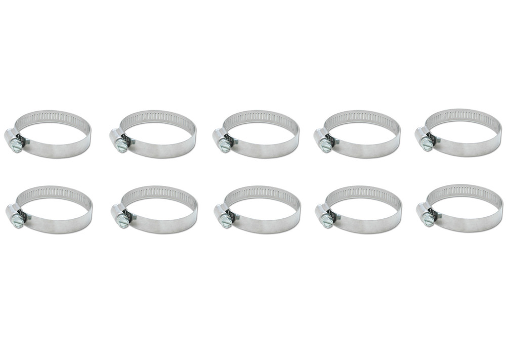Vibrant Performance S.S. Worm Gear Clamps 4.56in to 5.51in 10 Pack VIB12158 Vibrant Performance S.S. Worm Gear Clamps 4.56in to 5.51in 10 Pack VIB12158