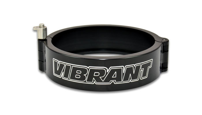 Vibrant Performance HD Quick Release Clamp w/Pin 5in OD Black VIB12540