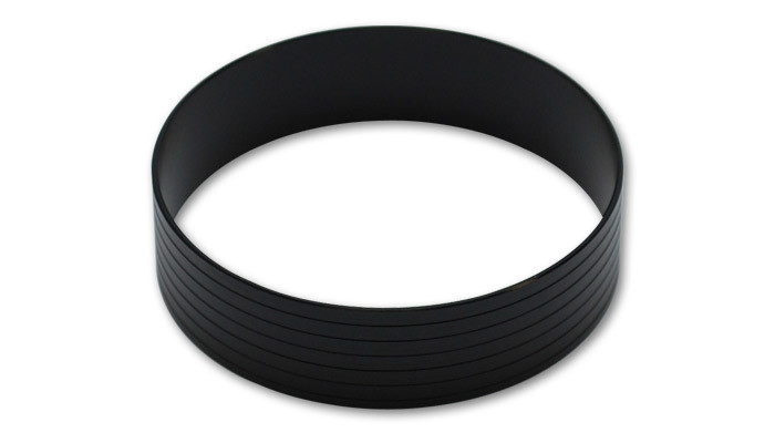 Vibrant Performance Aluminum Union Sleeve 5in OD Black VIB12590