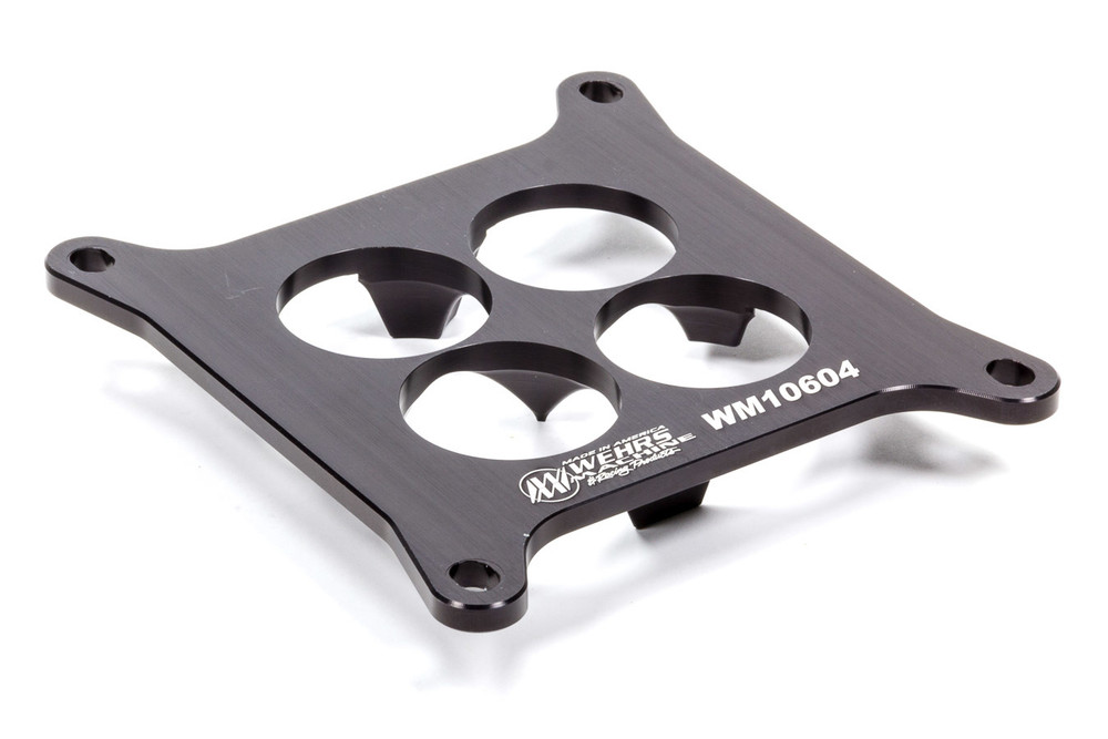 Wehrs Machine Carb Spacer 604 Crate 1/4in Thick Alum WEHWM10604