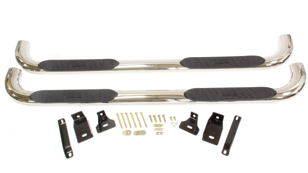 Westin 01-06 GM Full Size Crew Cab Oval Step Bar Polish WES21-1950