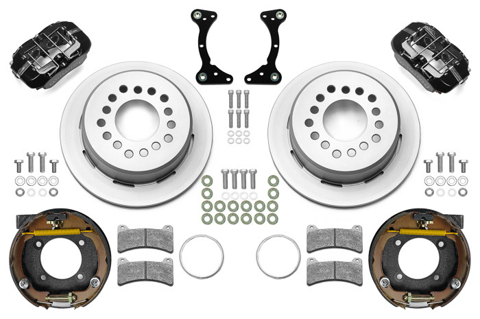 Wilwood Brake Kit Rear Black FDP Plain 11in GM G Body WIL140-17120