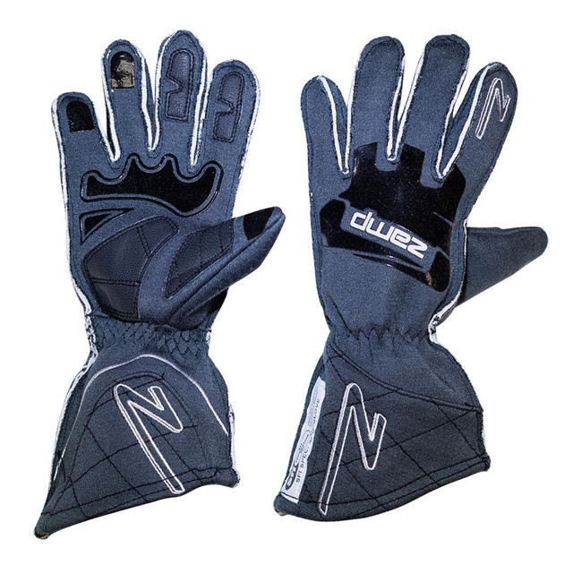 Zamp Gloves ZR-50 Grey X-Lrg Lrg Multi-Layer SFI3.3/5 ZAMRG10015XL