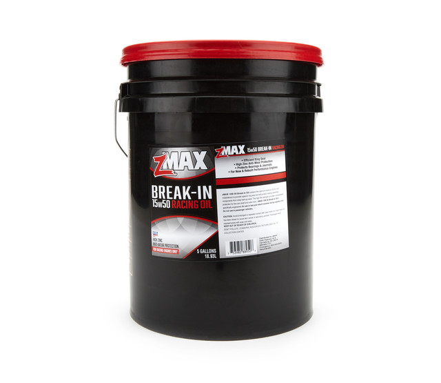 Zmax Break-In Oil 15w50 5 Gallon Pail ZMA88-950