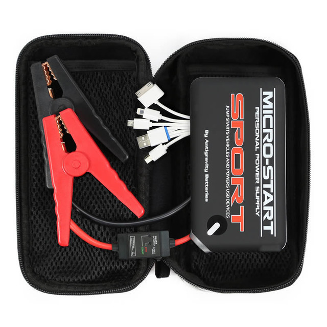 Antigravity Batteries Micro Start Sport Jump Starter 1 Port W/Case Ag-Xp-Spt-Blk
