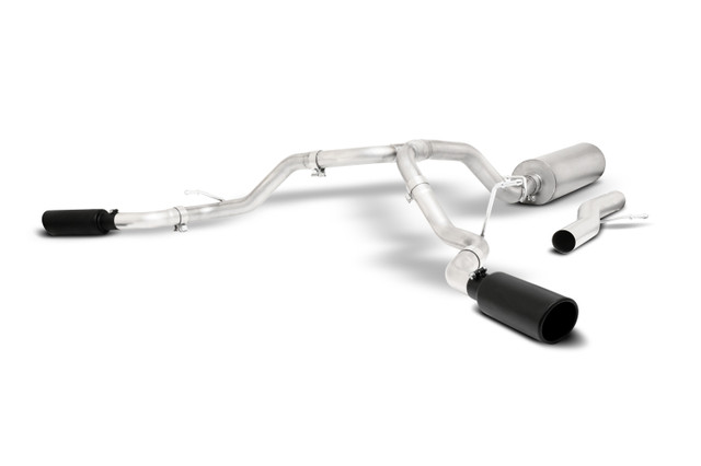 Gibson Exhaust Black Elite Dual Extreme Exhaust System Stainles 65683B