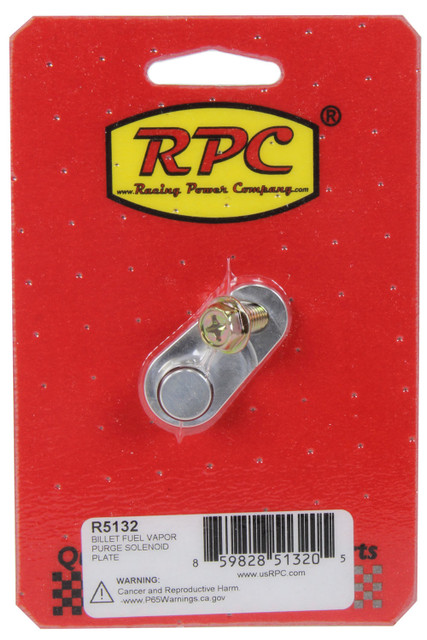 Racing Power Co-Packaged Fuel Vapor Purge Solenoi D Plate Billet R5132 Racing Power Co-Packaged Fuel Vapor Purge Solenoi D Plate Billet R5132